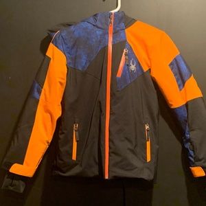 Boys Spyder  Leader Ski/ Snowboarding Jacket sz 12